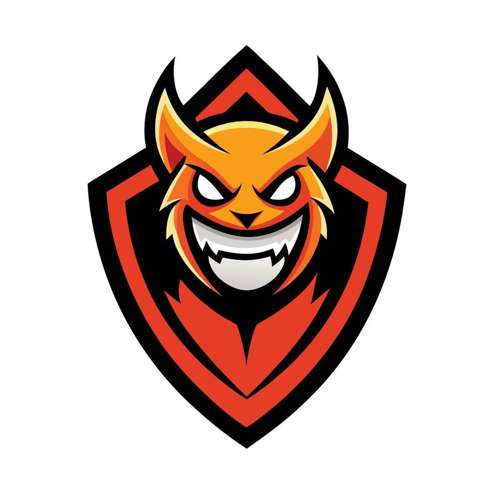 Dynamic Esport Logo Design on a Clean White Background vector