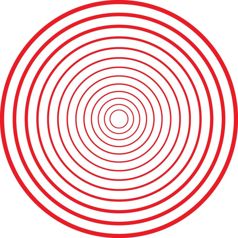 Geometric colorful background. Round circle waves design. vector