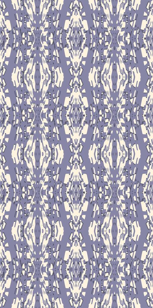 Seamless pattern with diamond-shaped motifs. Vertically arranged geometric shapes. White lines creating depth and texture. Elegant and sophisticated design. Intricate and detailed composition. vector