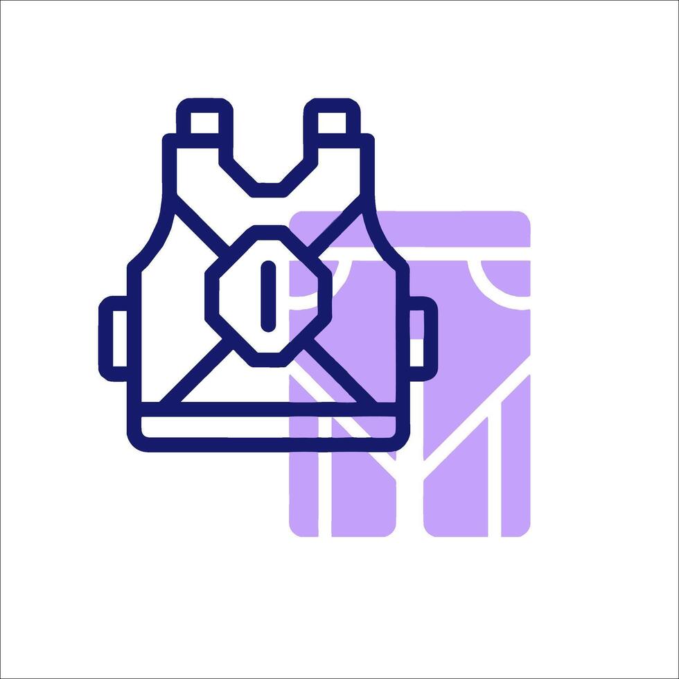 A vest with a pocket on it vector