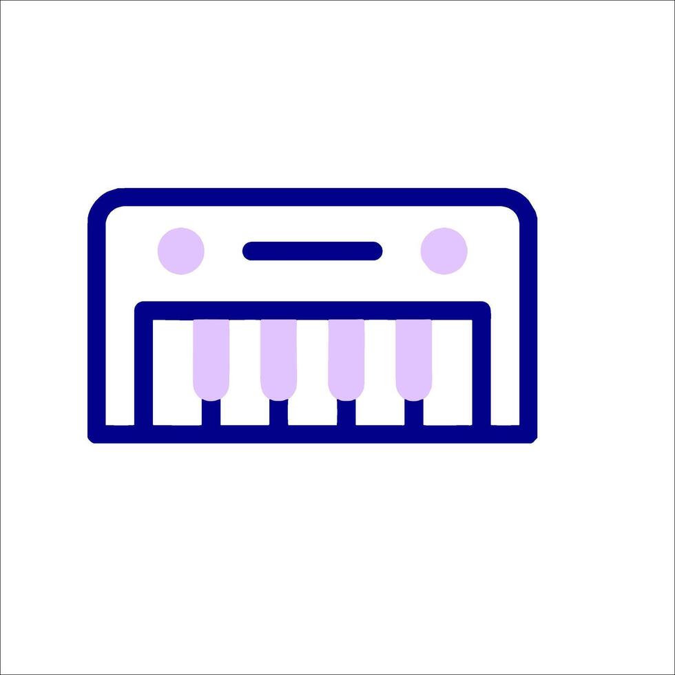 A piano icon on a white background vector