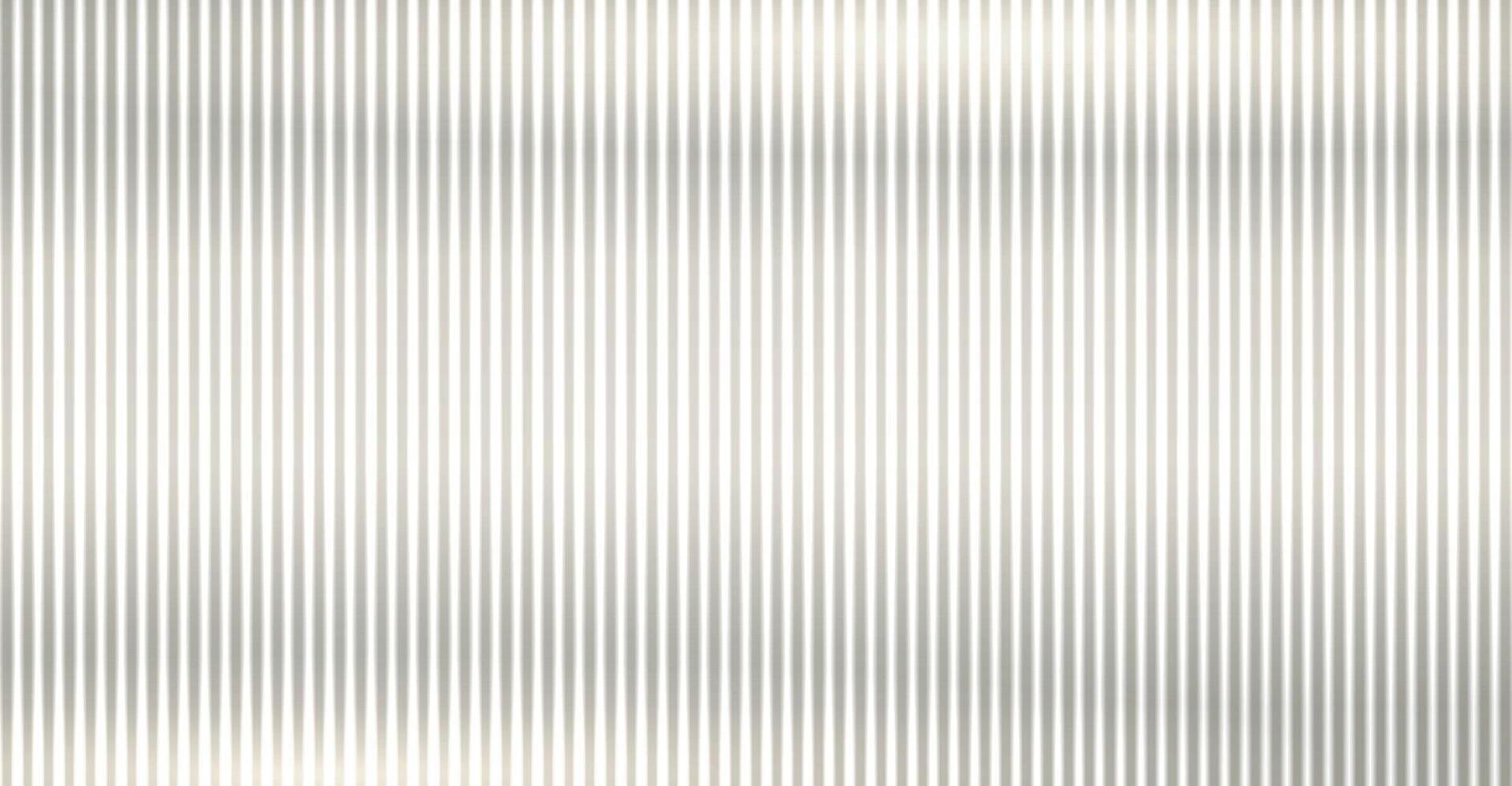 Trendy background of ribbed glass effect. Gray Gradient banner with holographic texture. Iridescent plastic texture with striped overlay. illustration vector