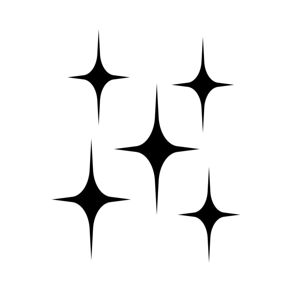 Twinkle star icon. Clean star icon. Shine icon. vector