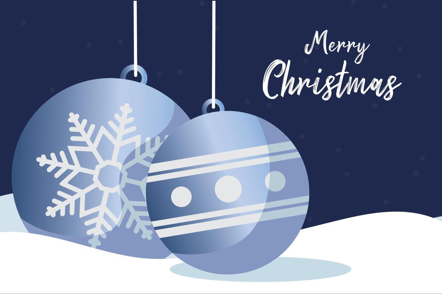 Colored Merry christmas and happy new year poster vector