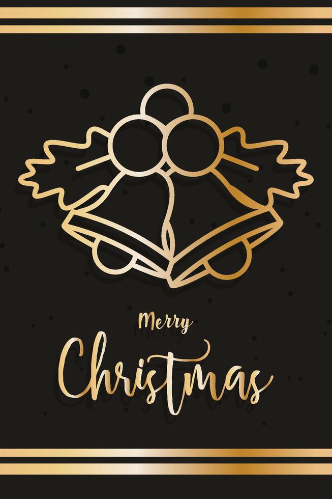 Colored Merry christmas and happy new year poster vector