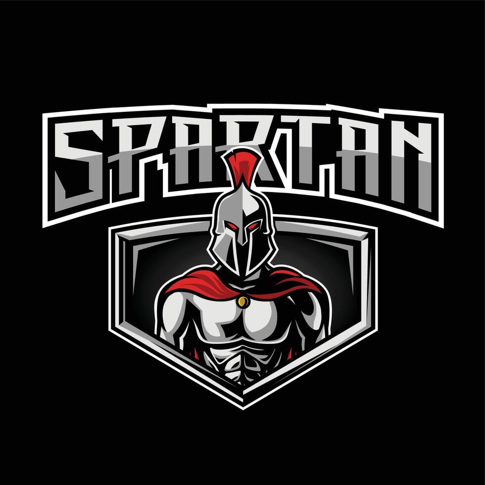 Spartan Fitness Logo design illustration vector