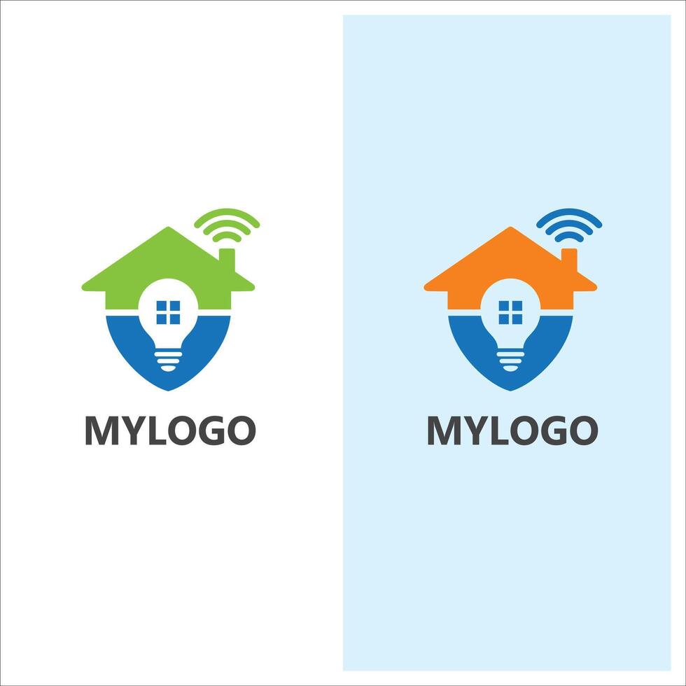 Automation House logo design vector