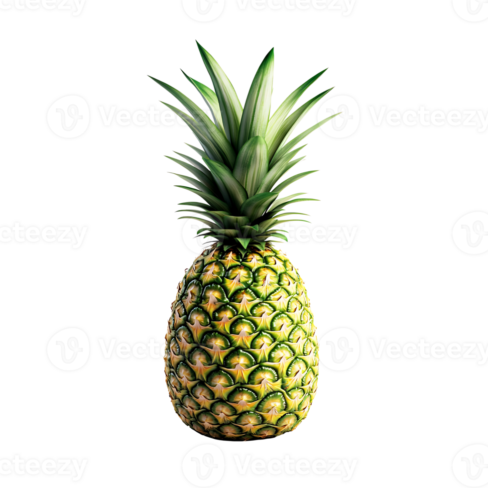 a pineapple is shown on a transparent background png
