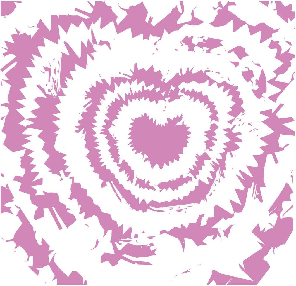 light purple and white abstract tie dye with a heart vector