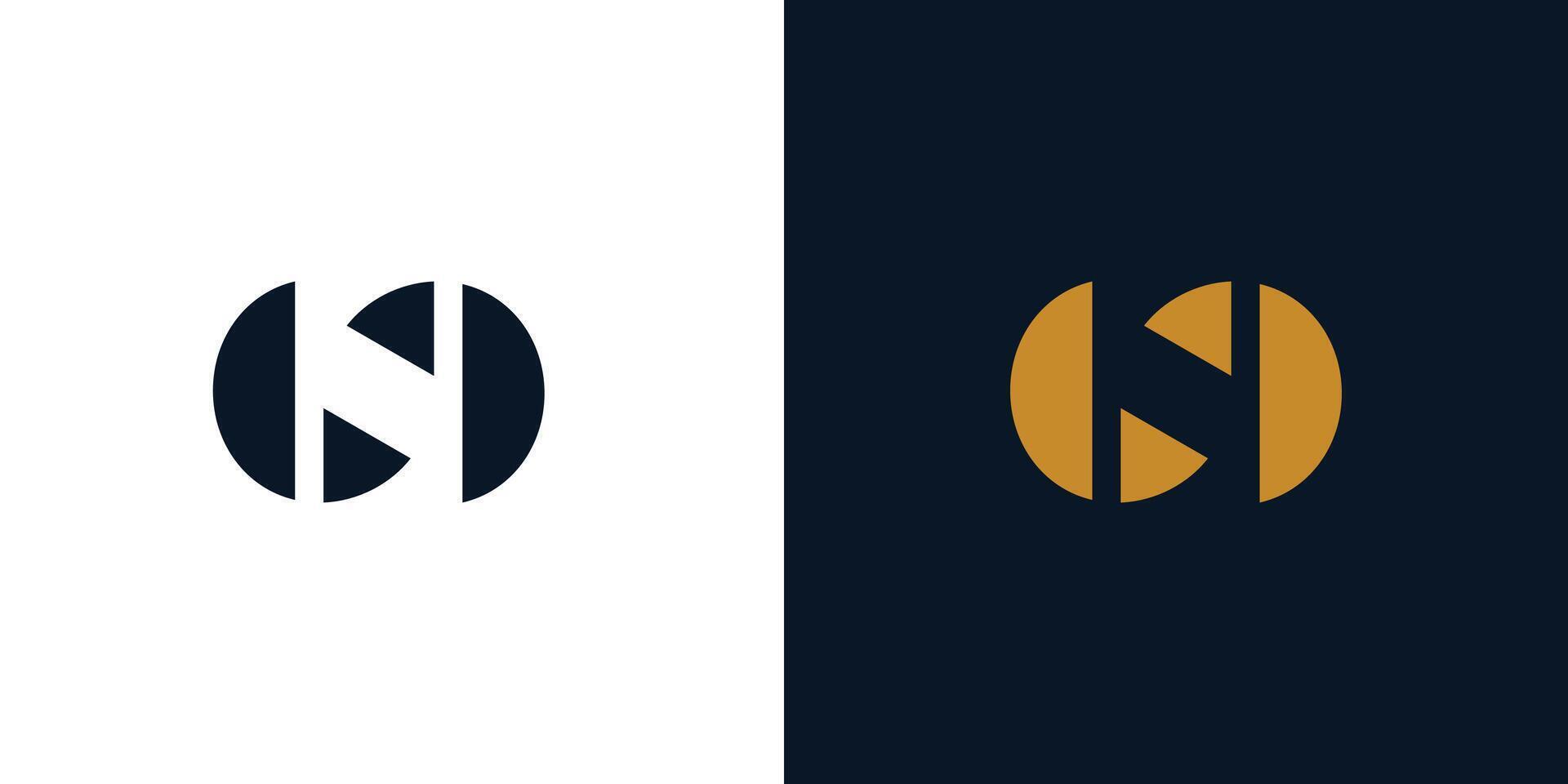 Modern and unique N logo design vector