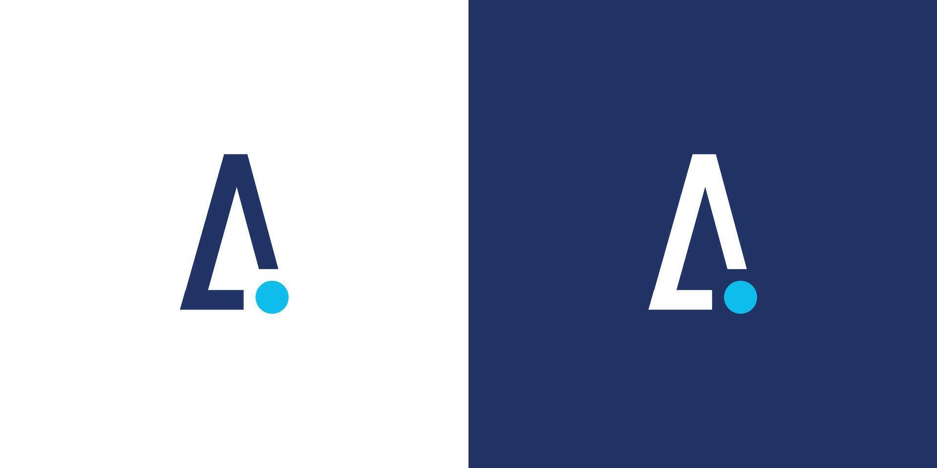 Modern and sophisticated Ai logo design vector