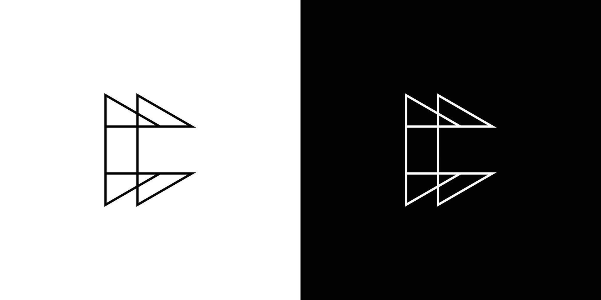 Modern and unique C logo design vector