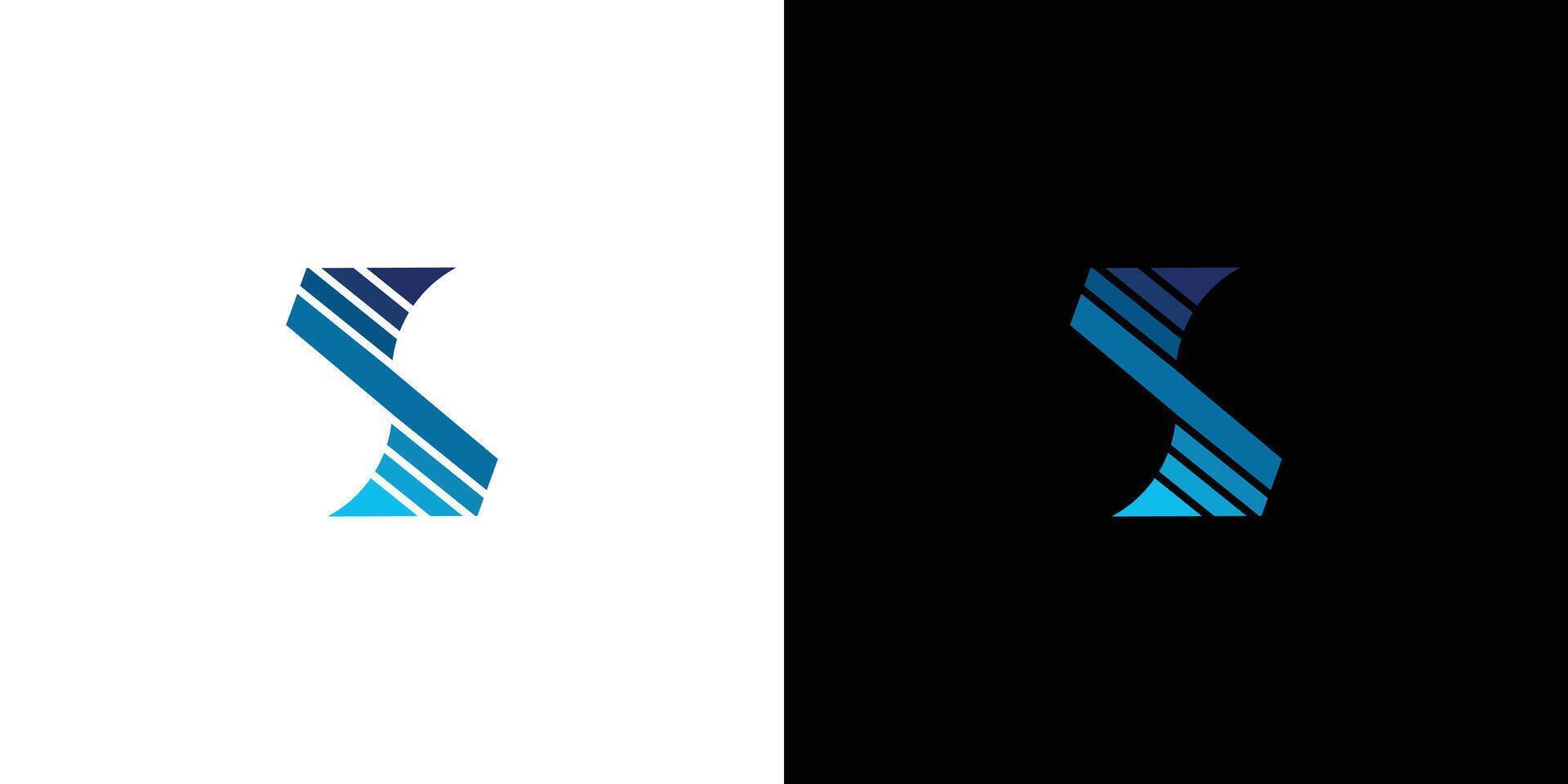 Sophisticated and modern initial S logo design vector