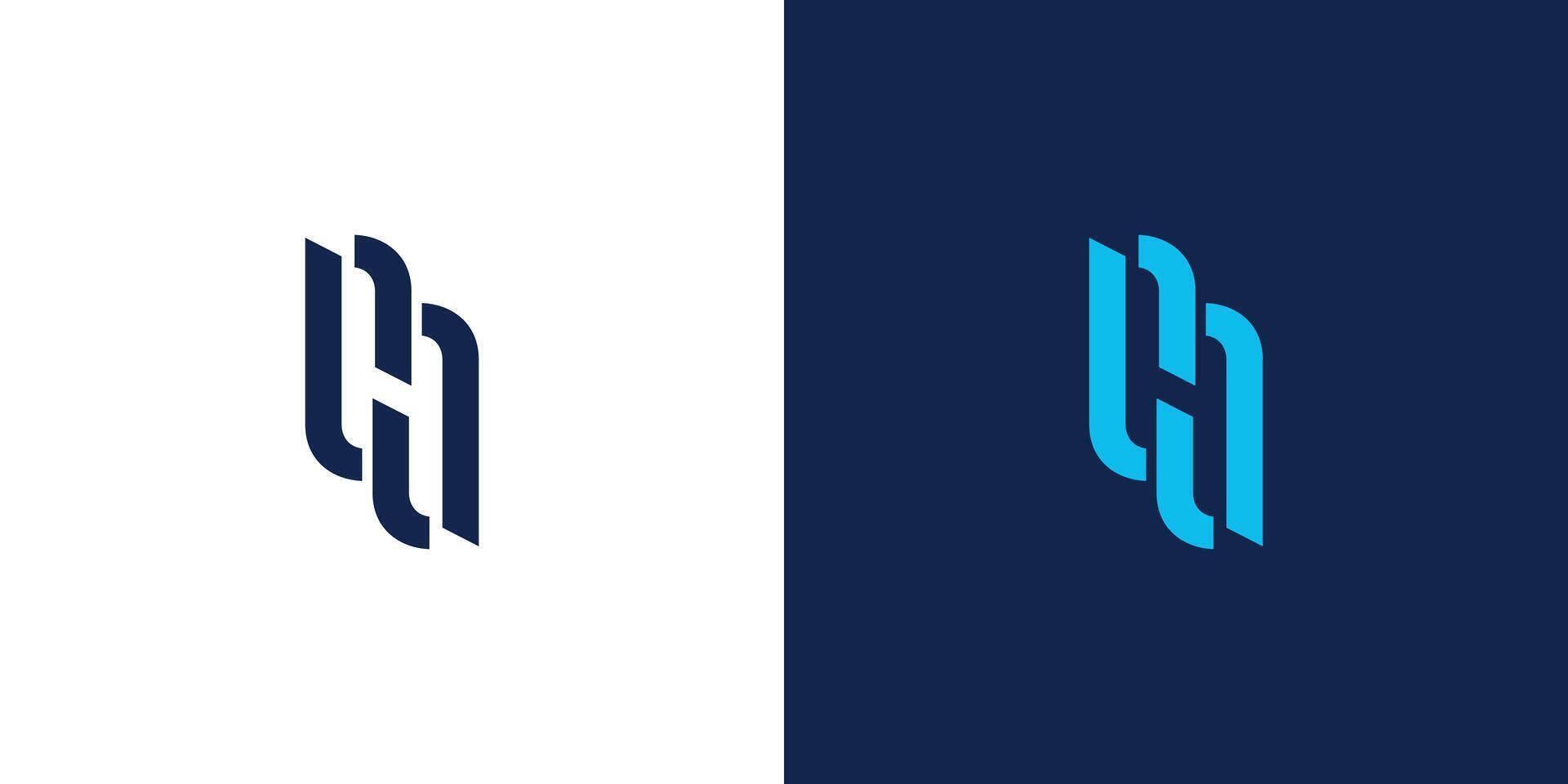 Modern and Unique H logo design vector