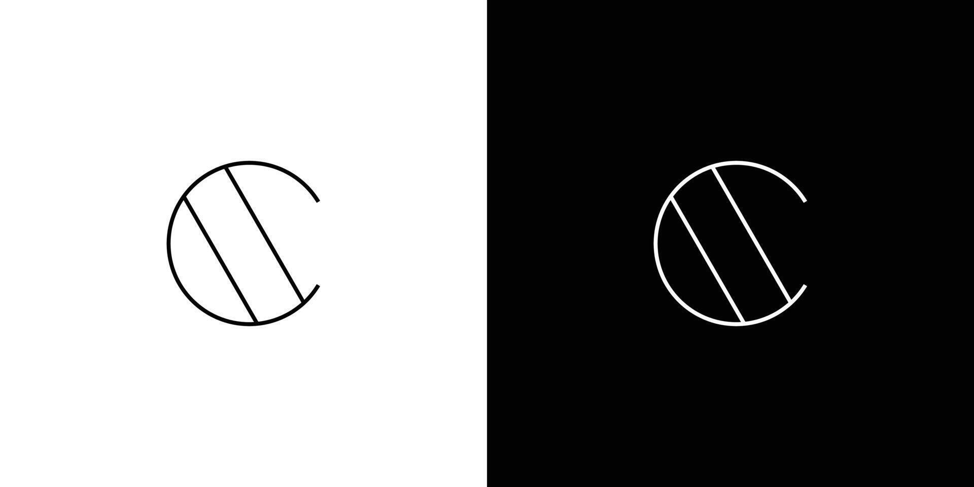Modern and Unique C logo design vector