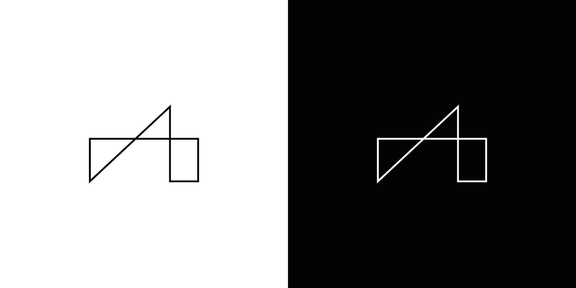 Modern and unique initial A logo design vector