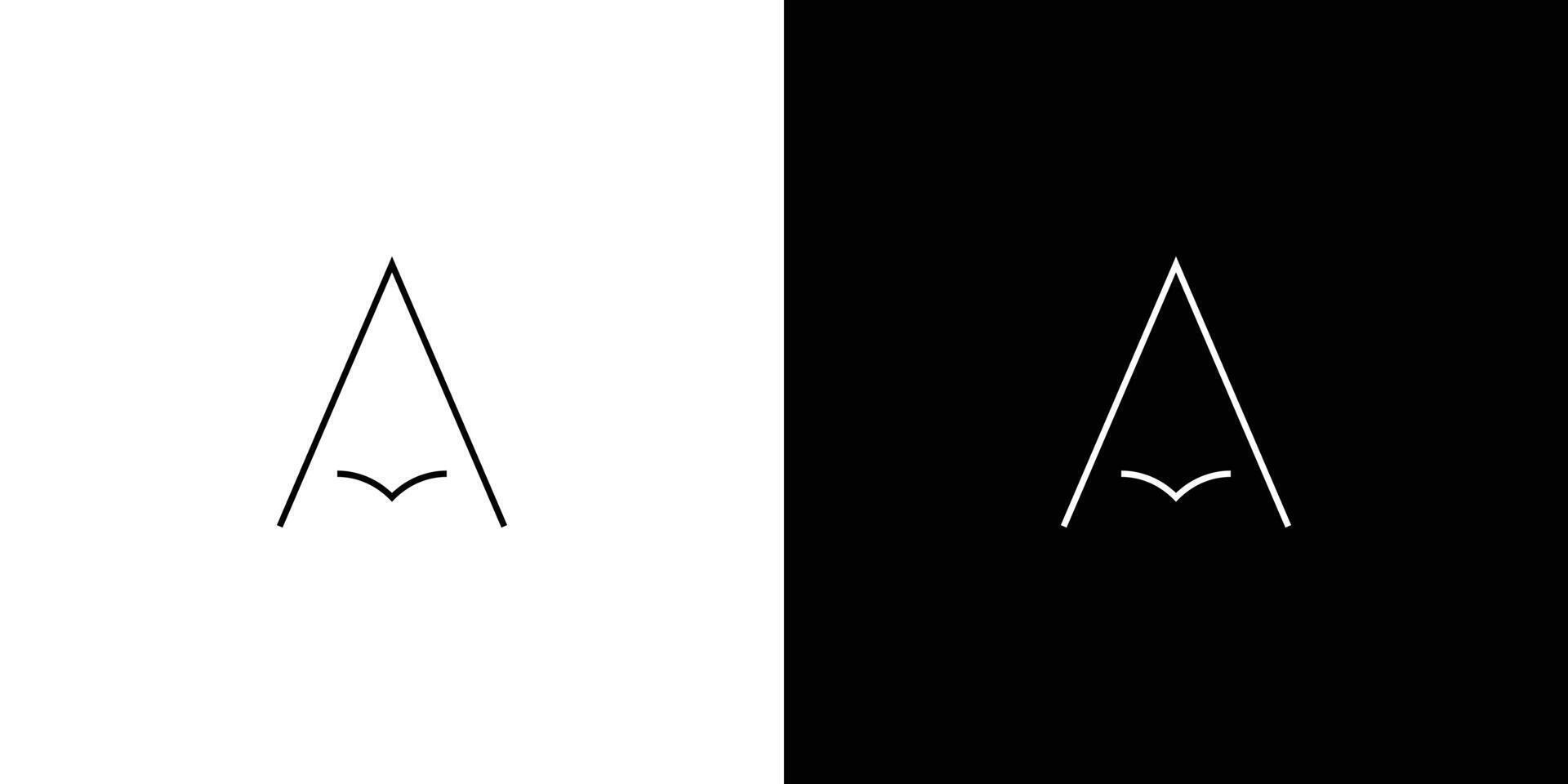 Simple and Unique A logo design vector