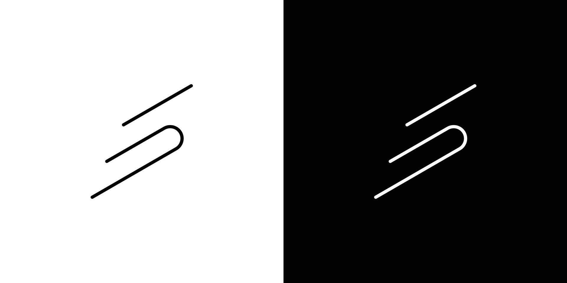 Simple and Unique S logo design vector
