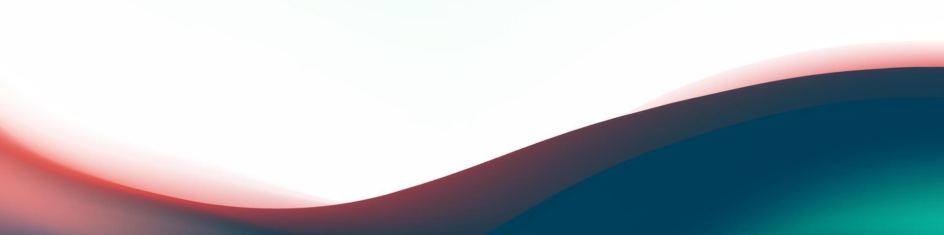 Abstract Gradient Background with Red and Blue Waves vector
