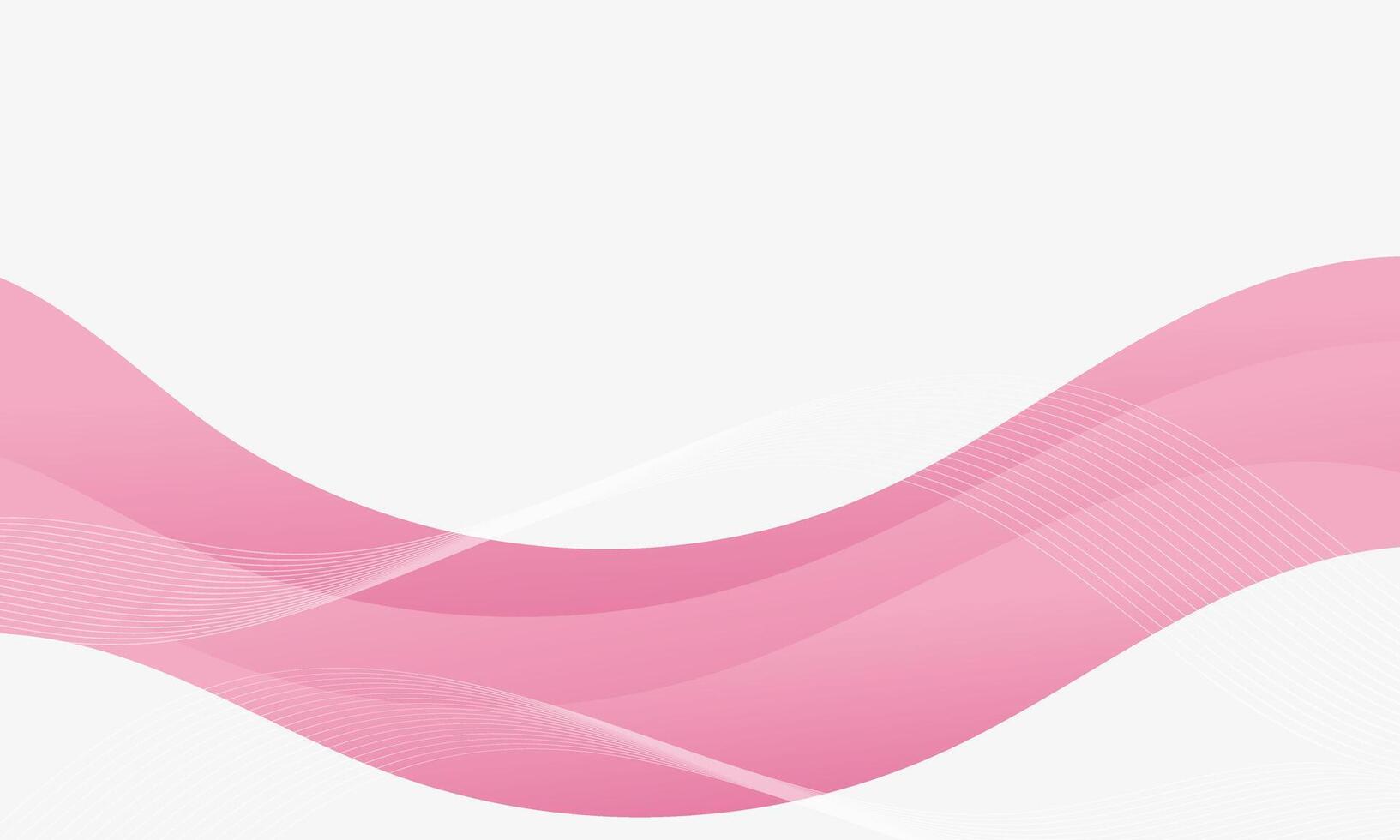 Abstract Pink Wave Background Design Template vector