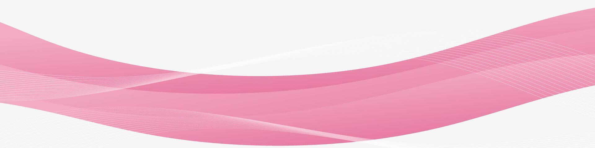 Abstract Pink Wave Background Design Template vector