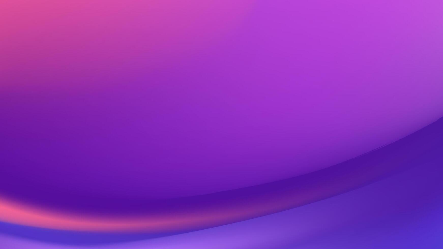 Abstract Purple Gradient Background with Curved Lines vector