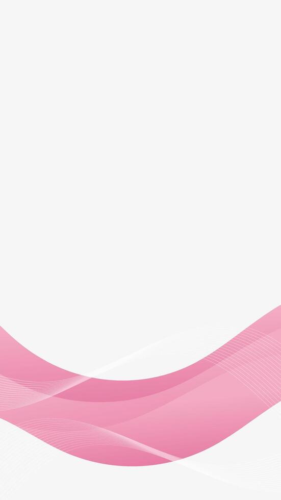 Abstract Pink and White Wave Design Background vector