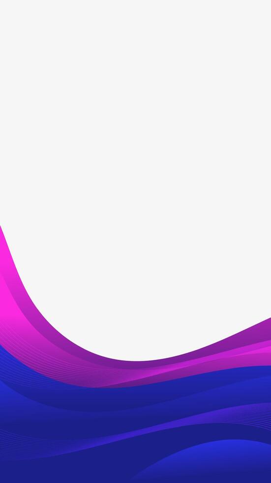 Abstract Blue and Purple Wave Background Design vector