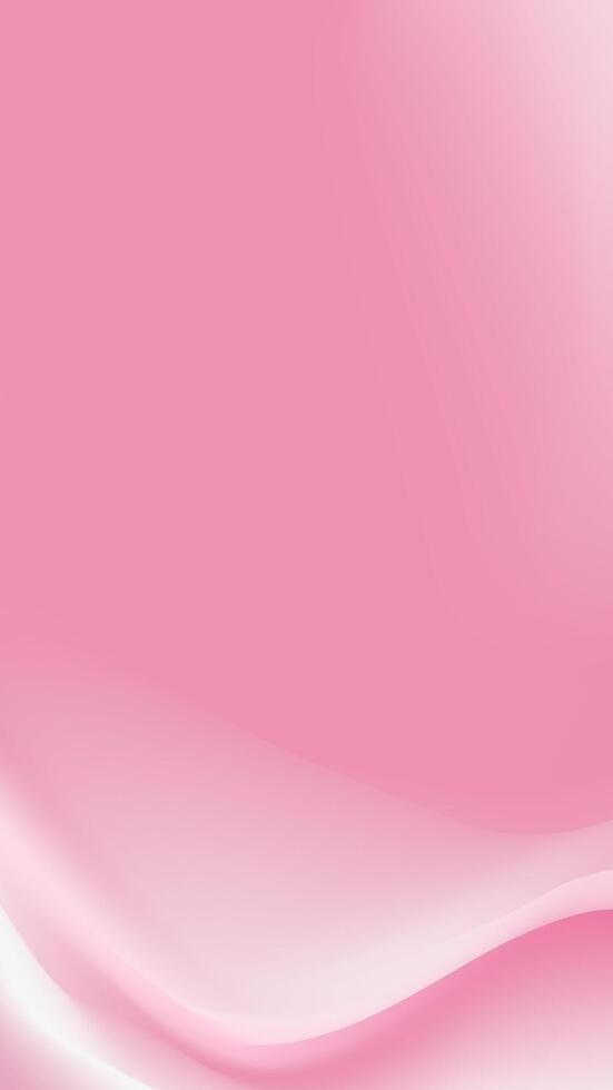 Abstract Pink Gradient Background with Soft Waves vector