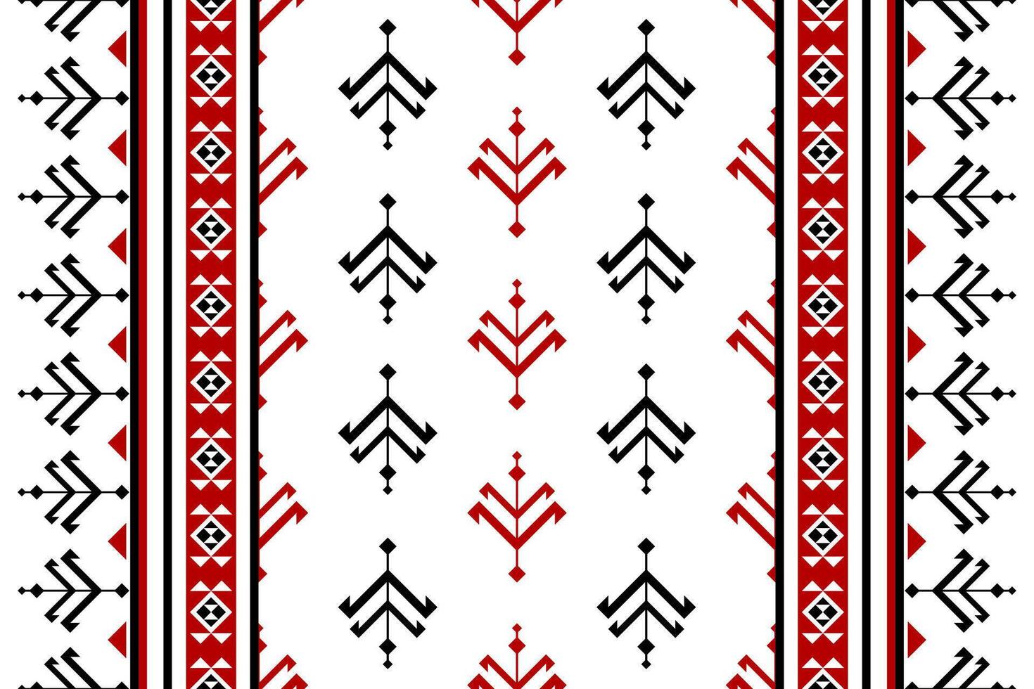 Carpet Mexican style. Ethnic ikat seamless pattern in tribal. Aztec geometric ornament print. Design for background, wallpaper, illustration, fabric, clothing, carpet, textile, batik, embroidery. vector