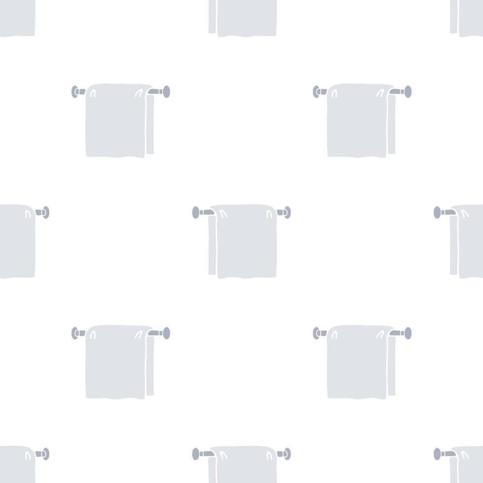 Towel cartoon seamless pattern, . vector