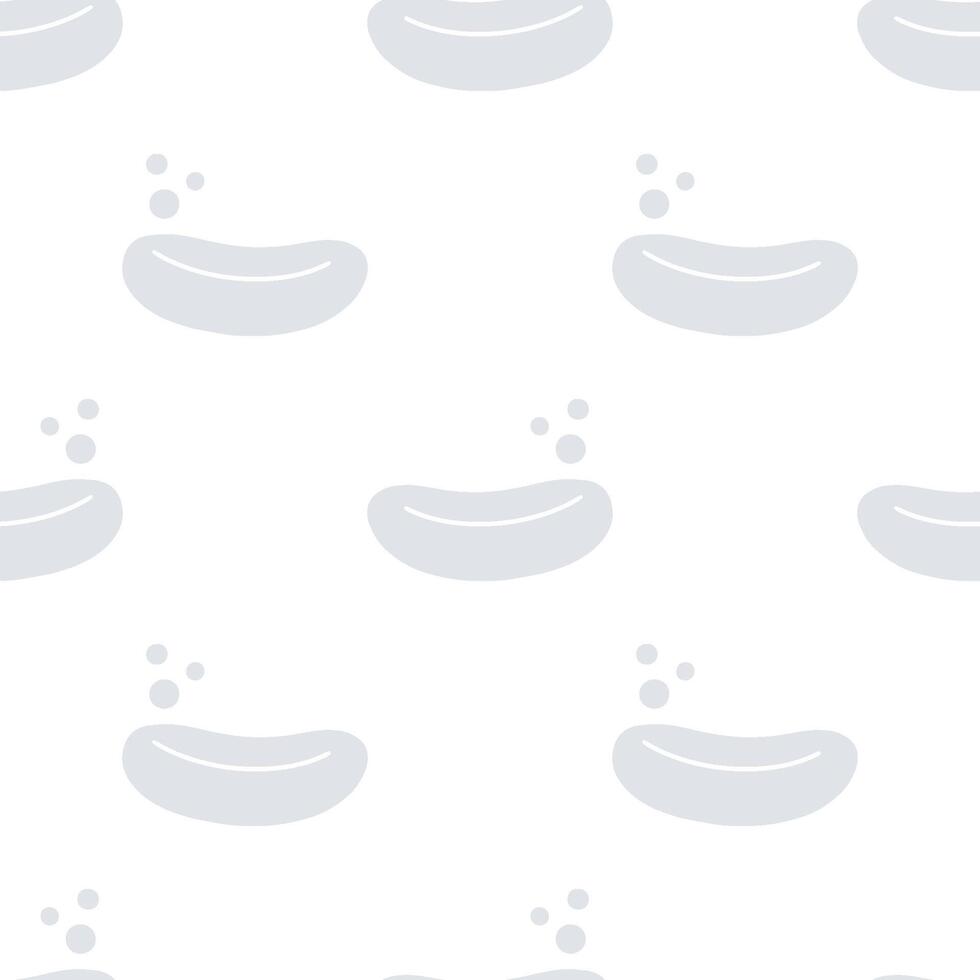 Soap cartoon seamless pattern, . vector