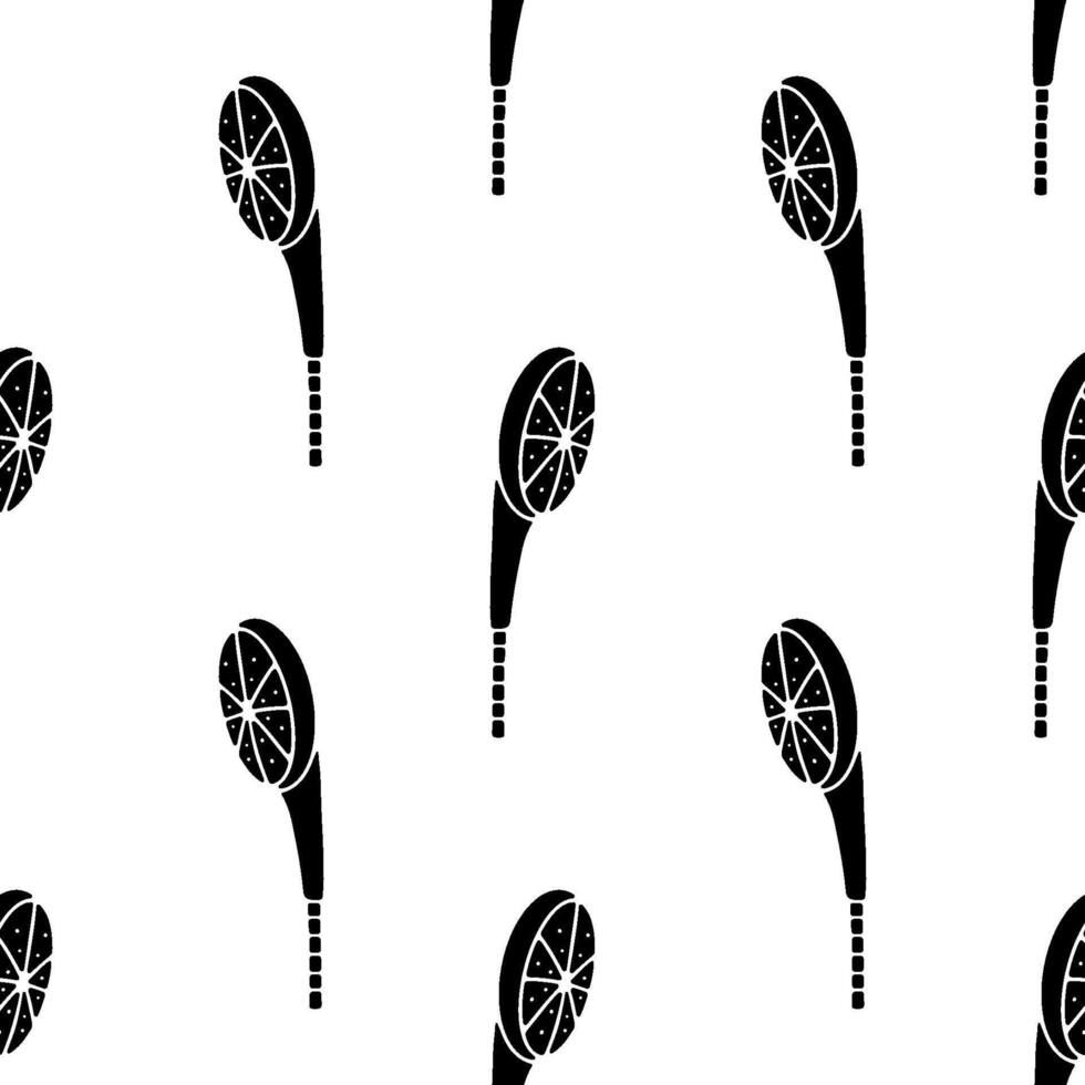 Shower head silhouette cartoon seamless pattern, . vector