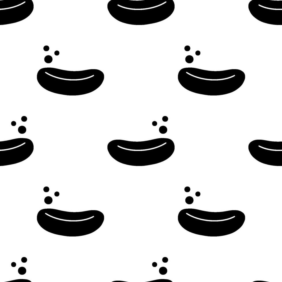 Soap silhouette cartoon seamless pattern, . vector