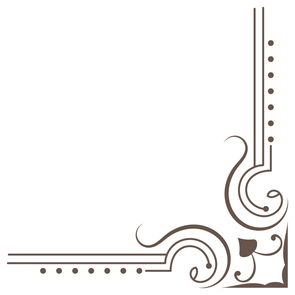 corner icon frame illustration label collection Vintage symbol. Border logo. png