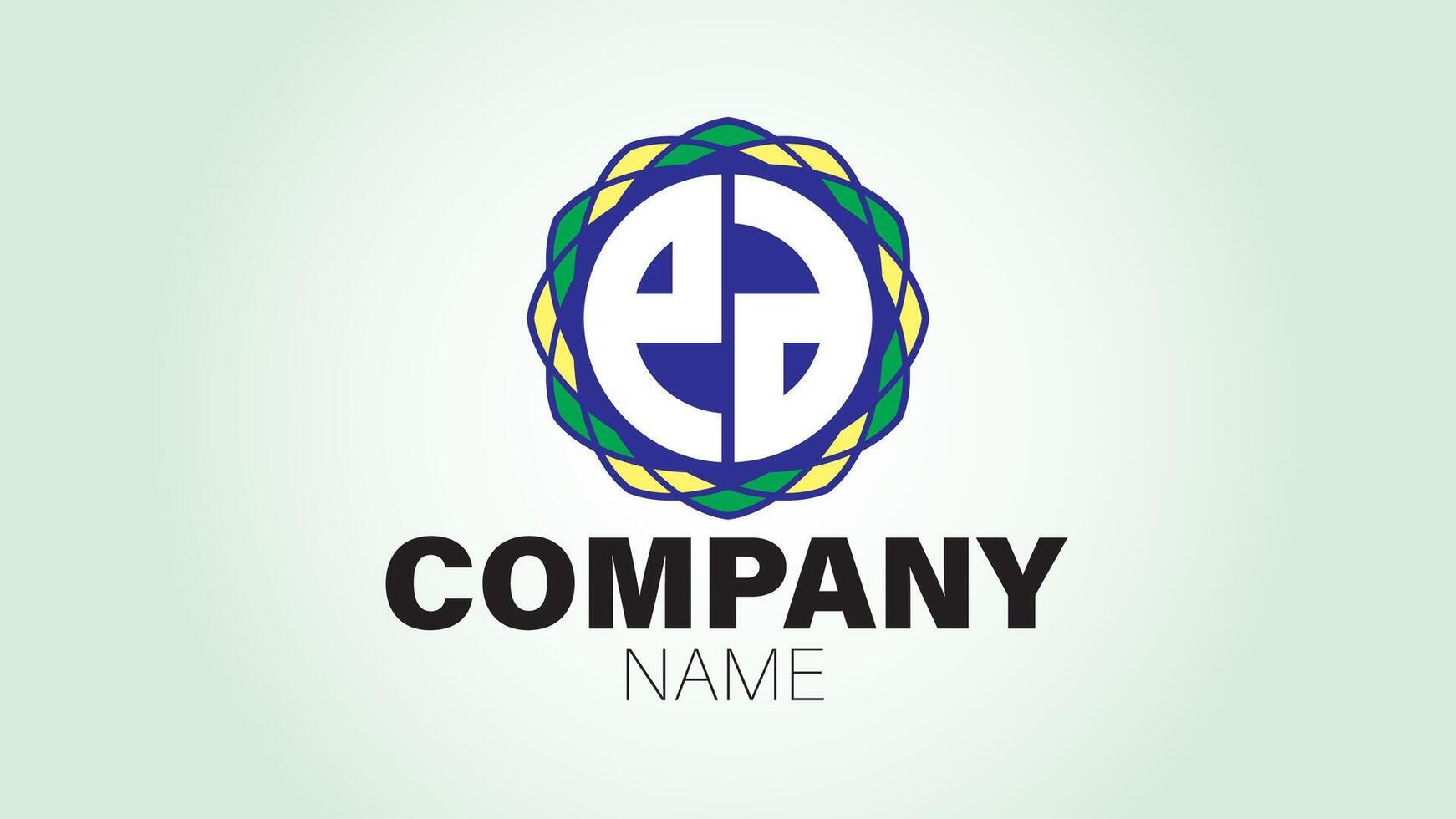 The logo for a company that is called company name vector