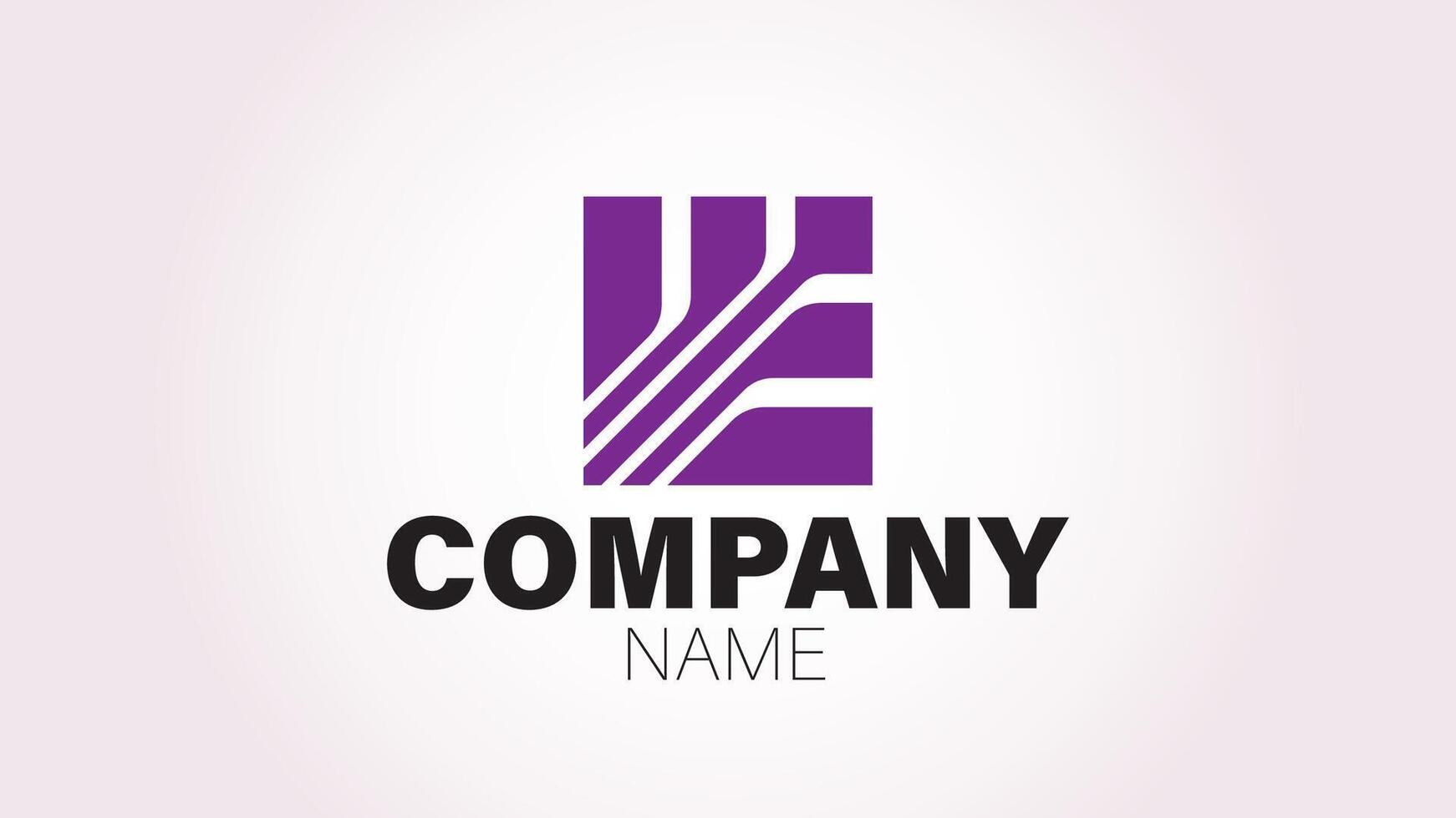 The letter e logo design template vector