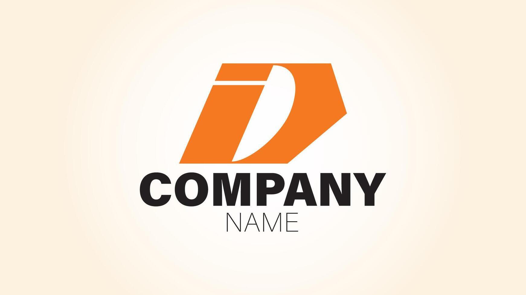 The letter d logo design template vector