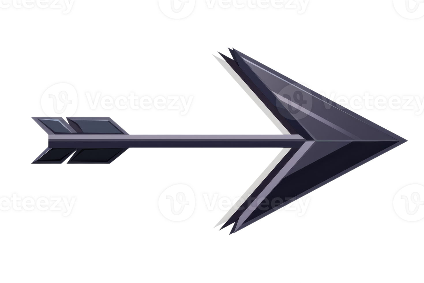 Black arrow pointing to the right. png