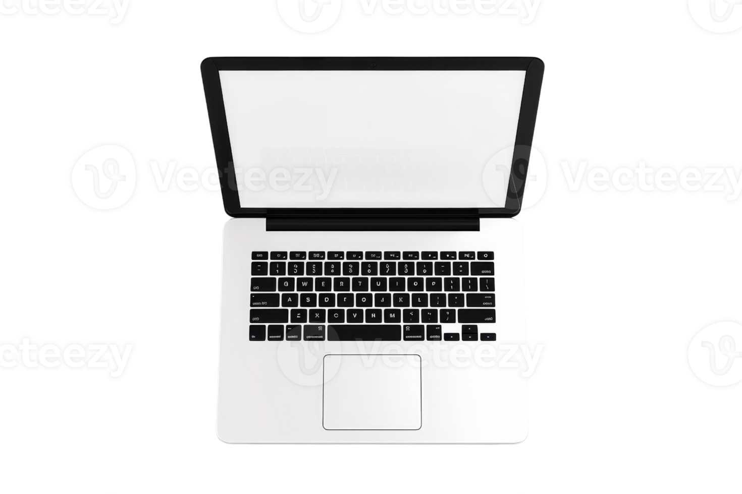 alta resolución imagen de un abierto ordenador portátil con un blanco pantalla. ideal para tecnología, negocio, y relacionado con la educación proyectos png