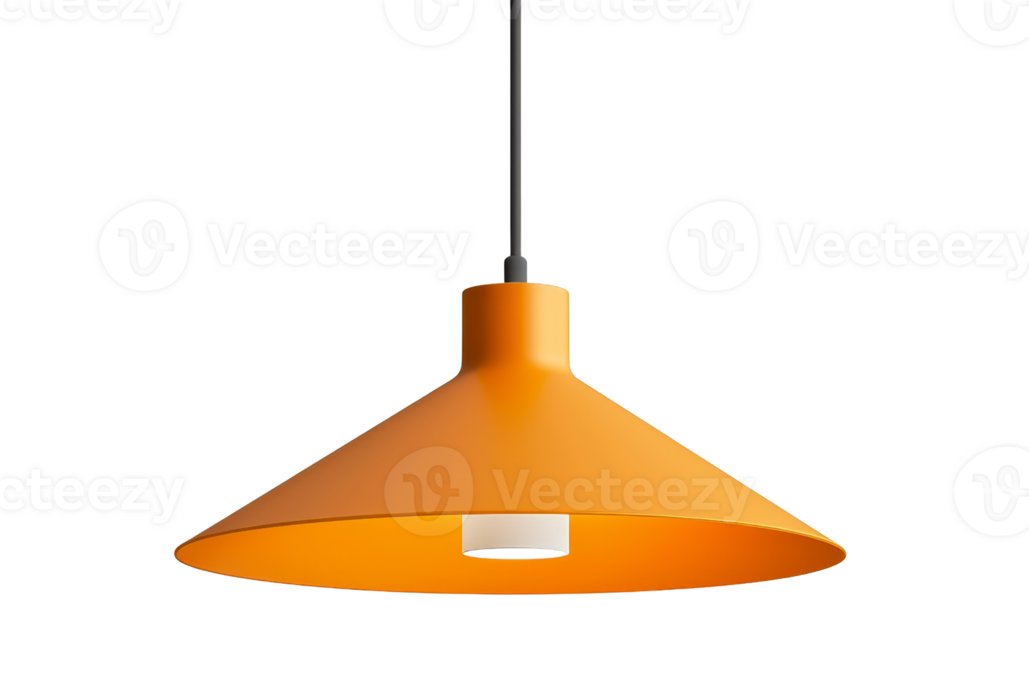This is a picture of a yellow lamp. The lamp is made of metal and has a white cord. The lamp is hanging from the ceiling. png