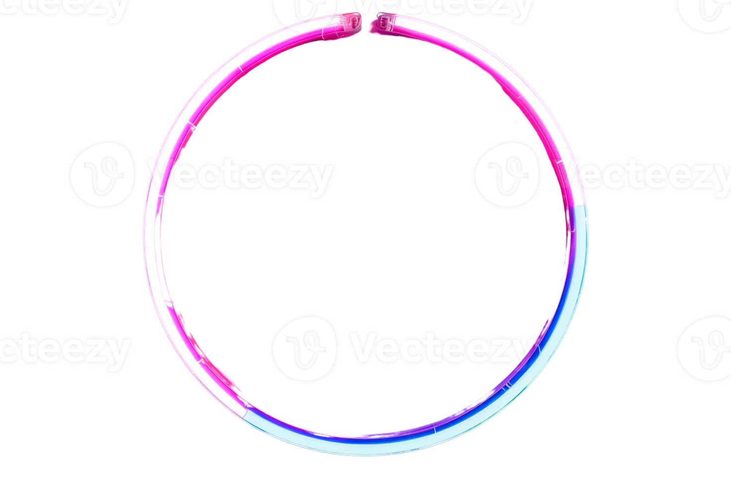 A blue, pink and purple colored bracelet. The bracelet is made of plastic and is in the shape of a circle png