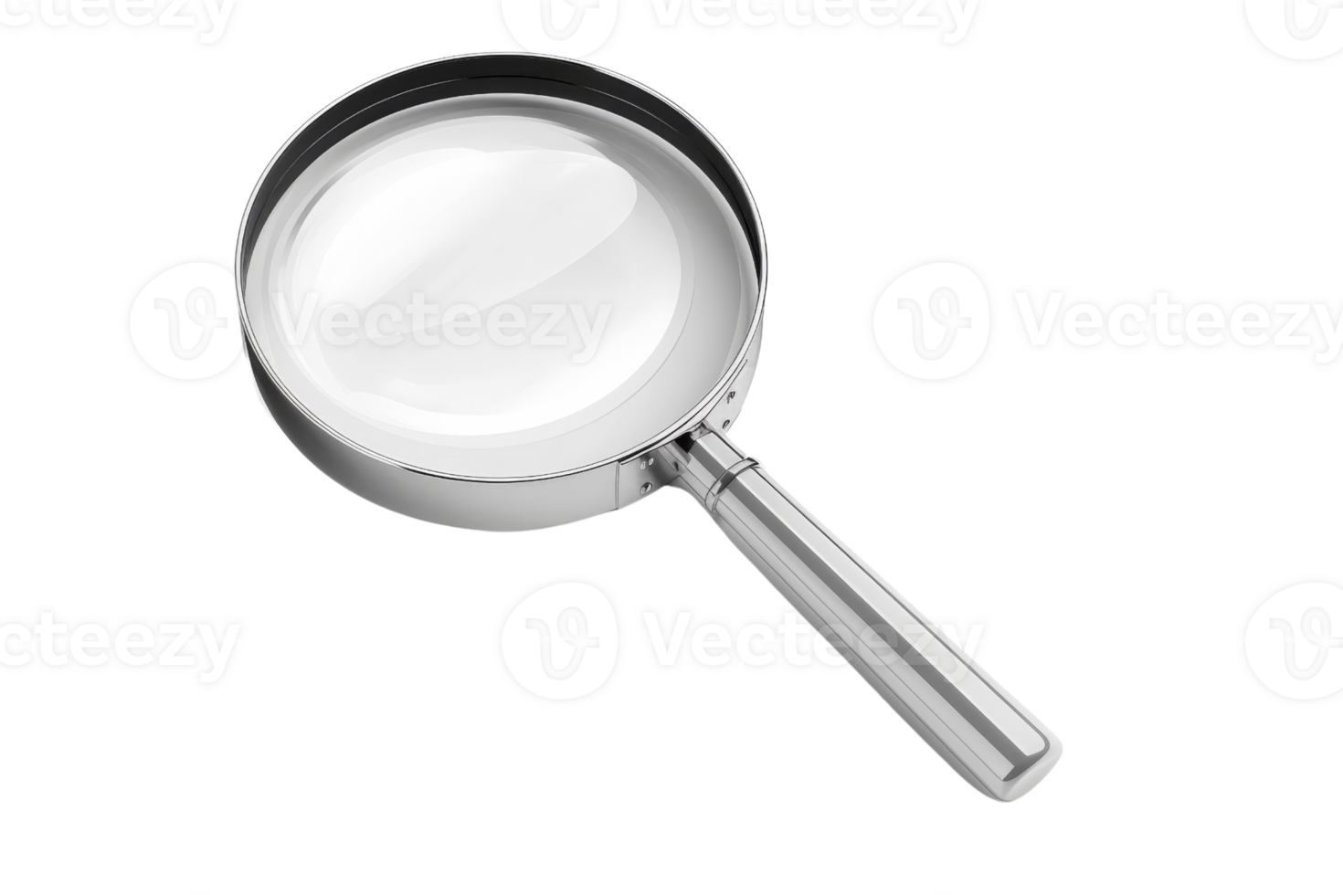 A magnifying glass on a white background. png