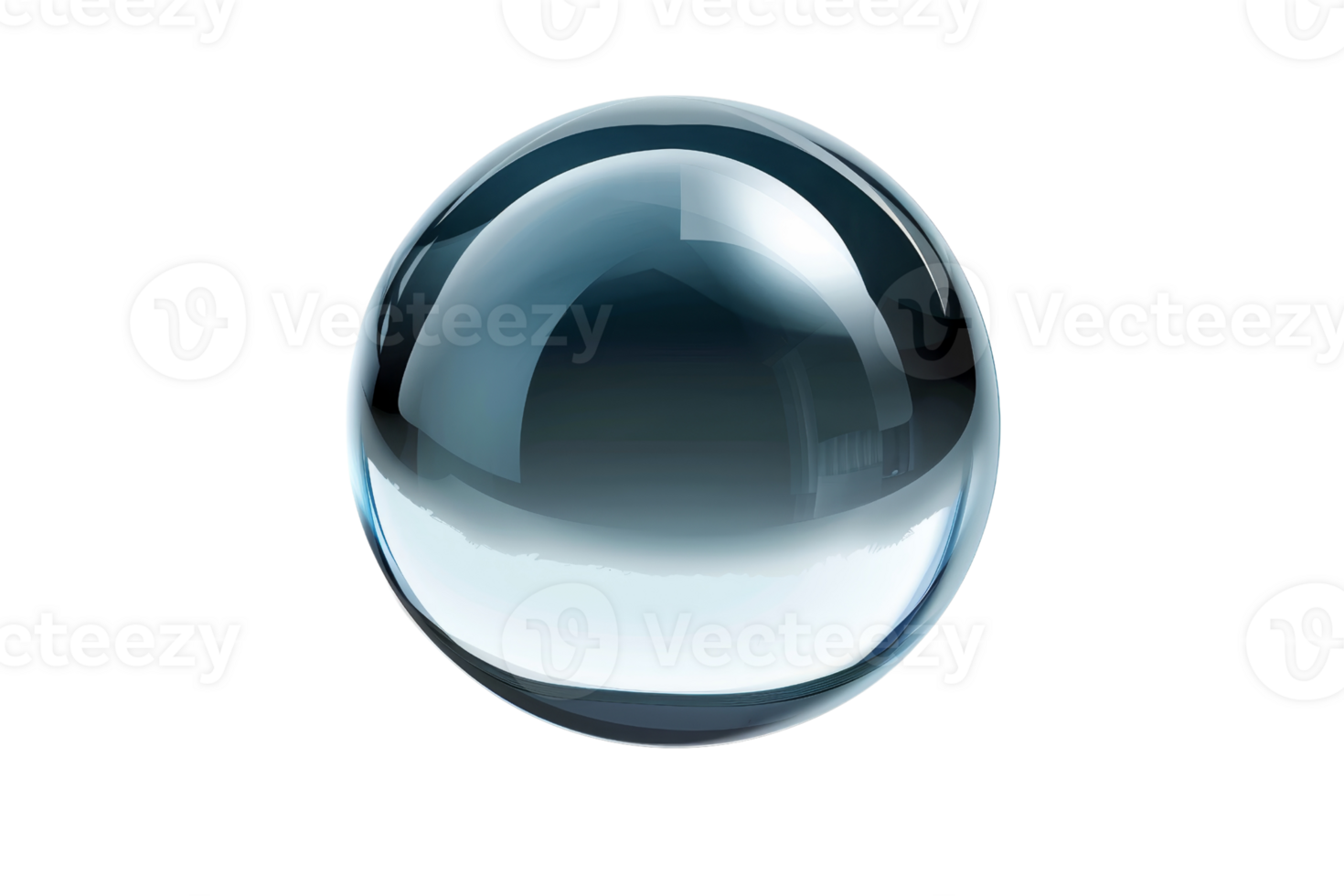 Crystal ball on transparent background png