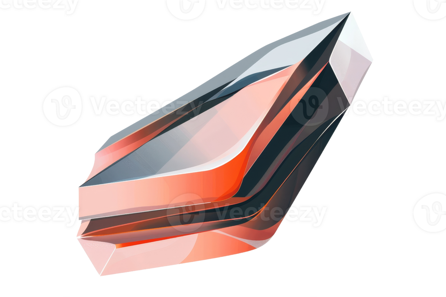 Red and gray crystal shard. png