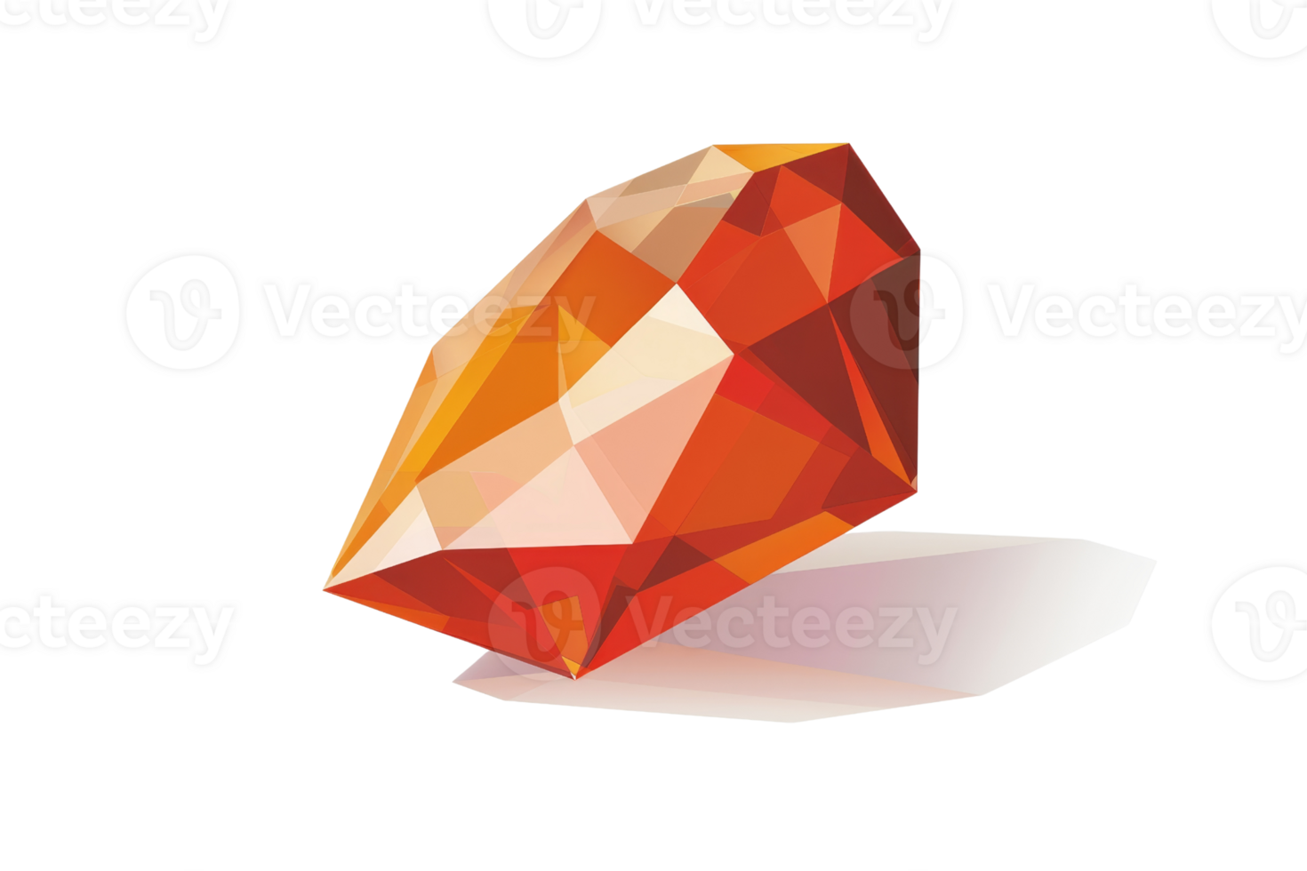 Red shiny diamond. png