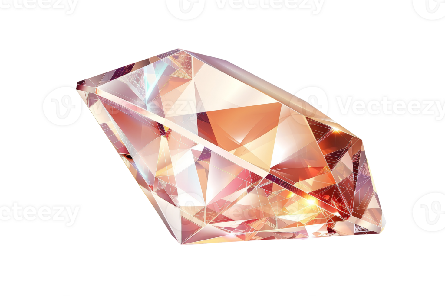 The diamond is pink and shiny. It looks very expensive and is probably worth a lot of money. png