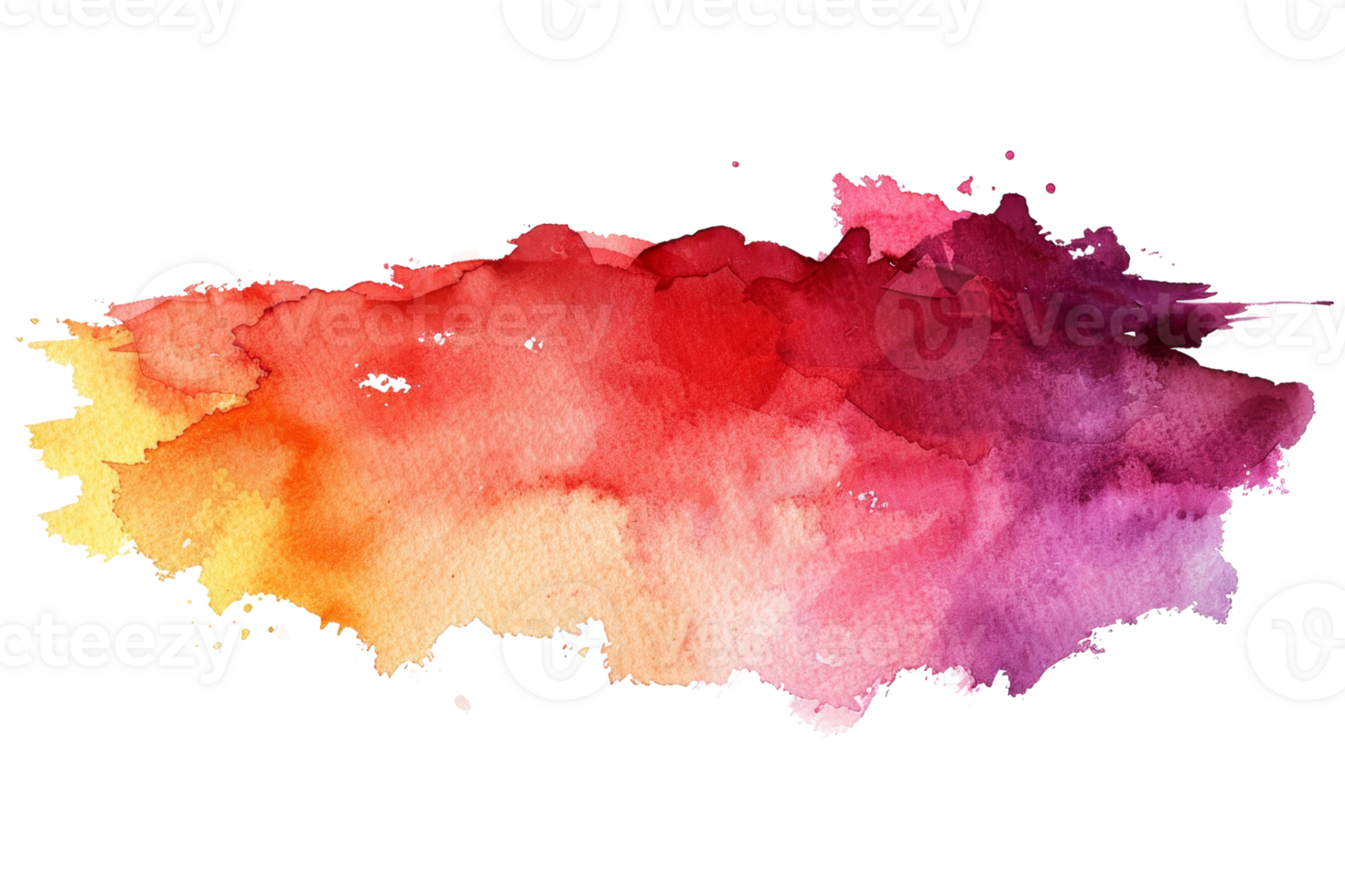 A splash of paint with red, yellow and orange colors. The colors are bright and vibrant, creating a sense of energy and excitement. The brushstrokes are bold and expressive png