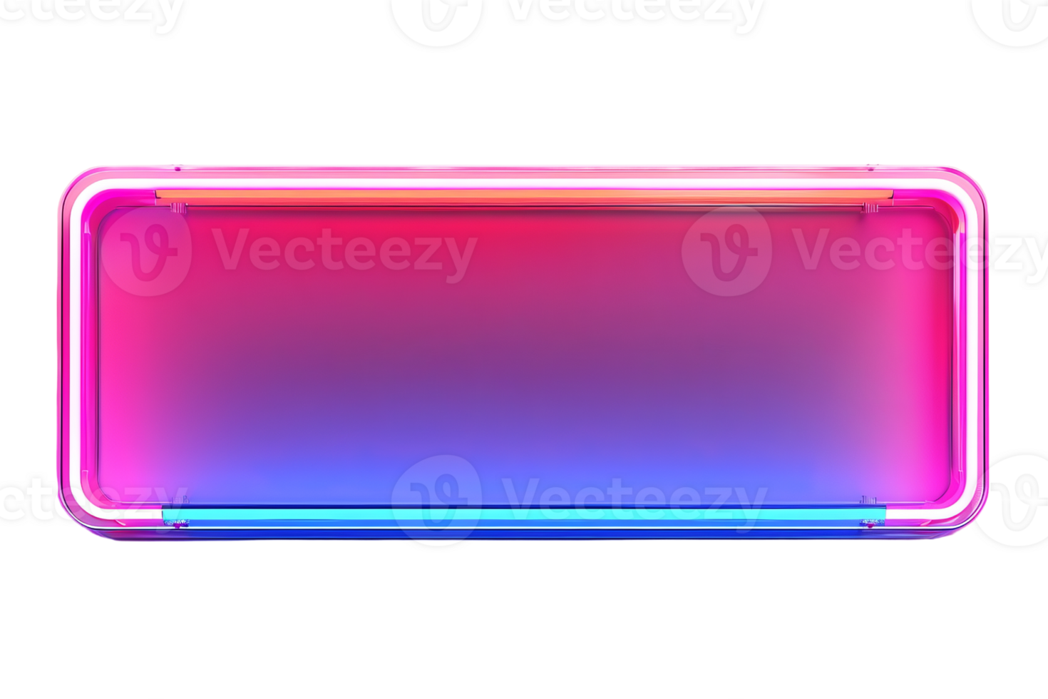 A neon sign with a pink and blue background. The sign is lit up and has a neon glow png