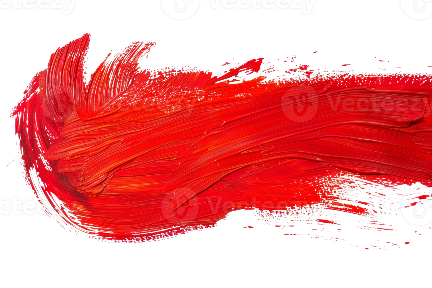 Red oil painting texture. png